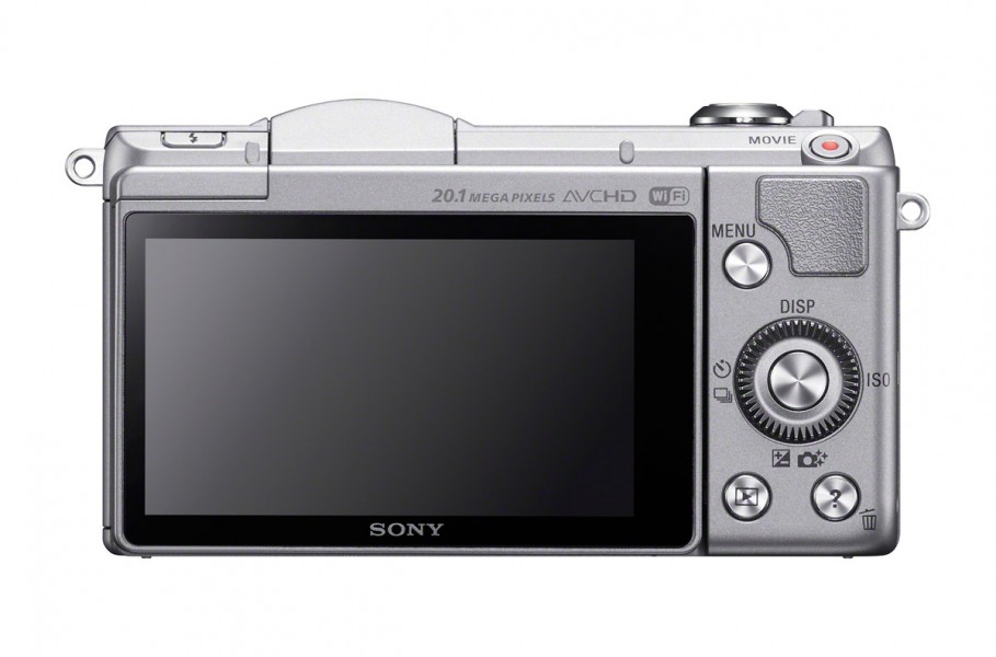 Sony Alpha A5000 - Rear View - Silver