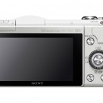 Sony Alpha A5000 - Rear View - White