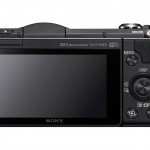 Sony Alpha A5000 - Rear View - Black