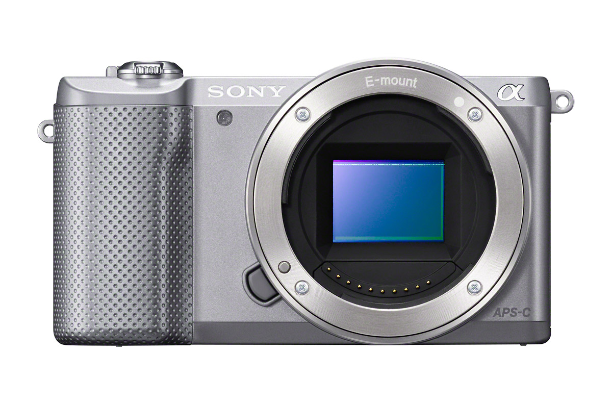 Sony Alpha A5000 - Silver - With 20.1-Megapixel APS-C CMOS Sensor