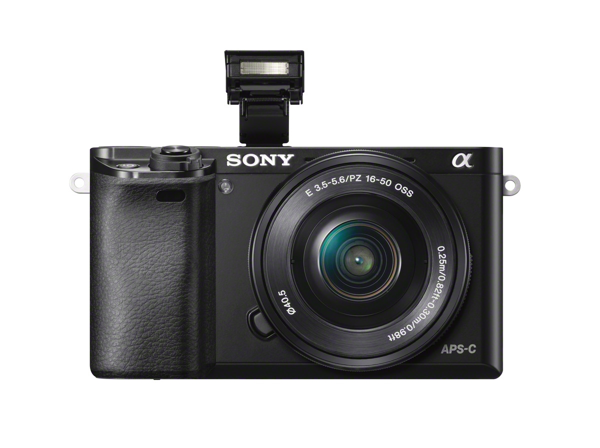 Sony Alpha A6000 Mirrorless Camera - Pop-Up Flash