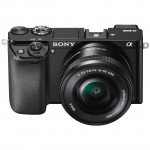 Sony Alpha A6000 Mirrorless Camera - High Front View - Black