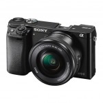 Sony Alpha A6000 Mirrorless Camera - Left Side View - Black