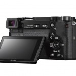 Sony Alpha A6000 Mirrorless Camera - Rear LCD Display - Tilted Up