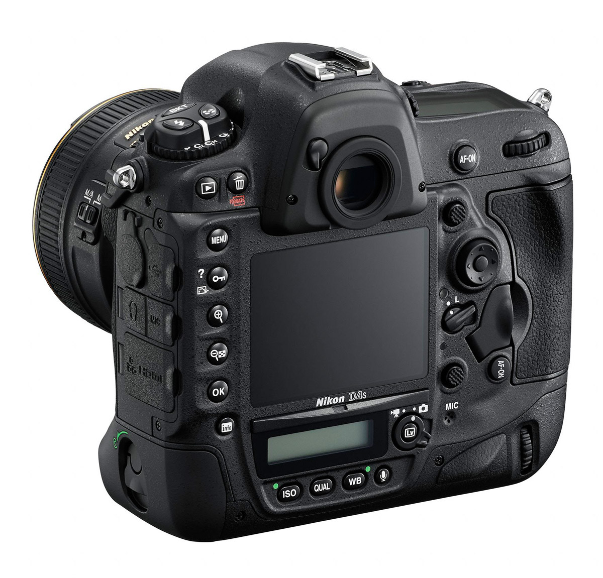 Nikon D4S - Left Rear View