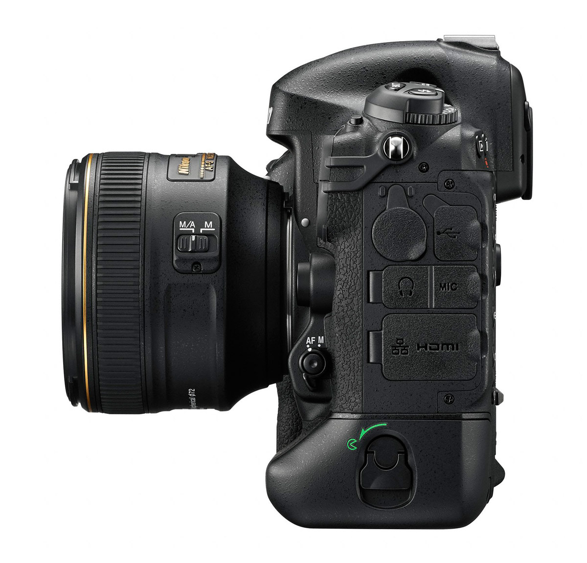Nikon D4S - Side View